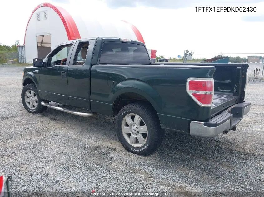 1FTFX1EF9DKD62430 2013 Ford F-150 Xlt