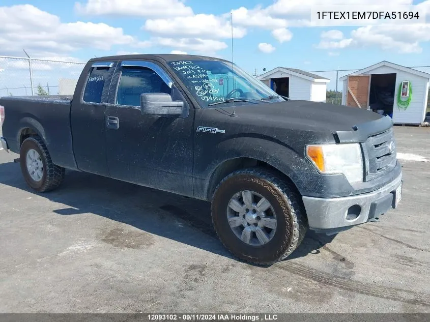 1FTEX1EM7DFA51694 2013 Ford F-150