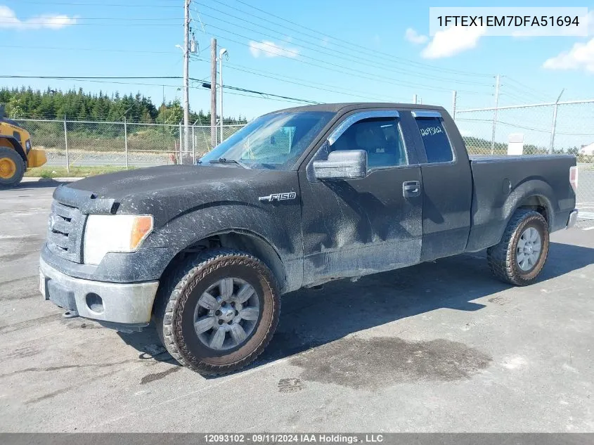 1FTEX1EM7DFA51694 2013 Ford F-150