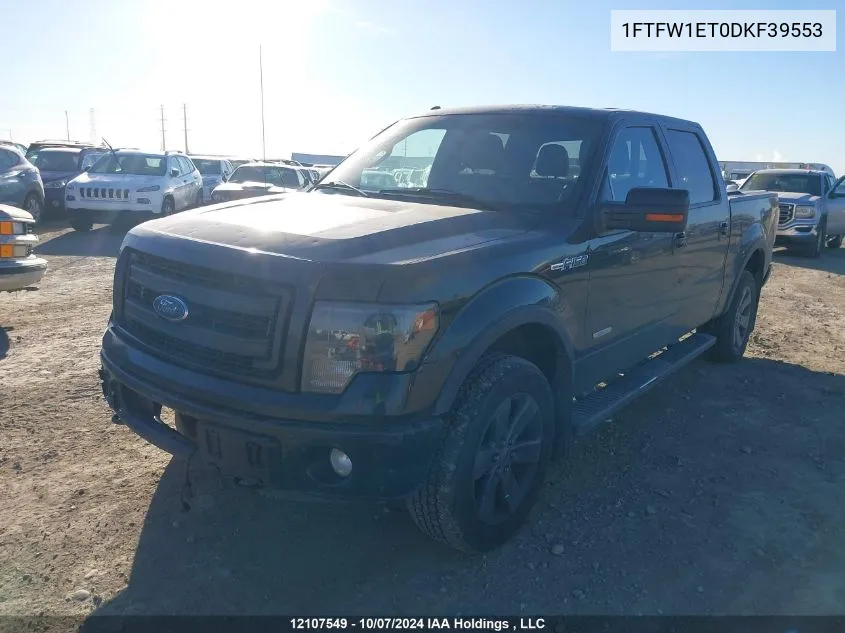 2013 Ford F-150 Fx4 VIN: 1FTFW1ET0DKF39553 Lot: 12107549