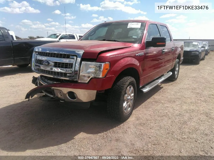 1FTFW1EF1DKE33476 2013 Ford F-150 Xl/Xlt/Fx4/Lariat