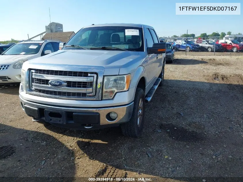 1FTFW1EF5DKD07167 2013 Ford F-150 Xlt