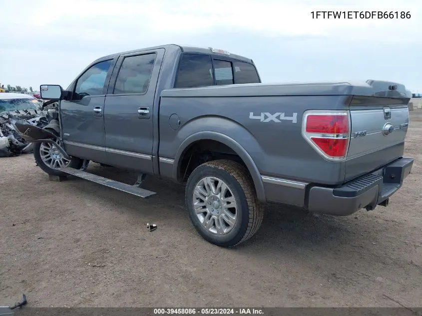 1FTFW1ET6DFB66186 2013 Ford F-150 Platinum