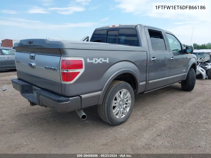 1FTFW1ET6DFB66186 2013 Ford F-150 Platinum