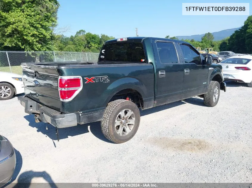 2013 Ford F-150 Xlt VIN: 1FTFW1ET0DFB39288 Lot: 39629276