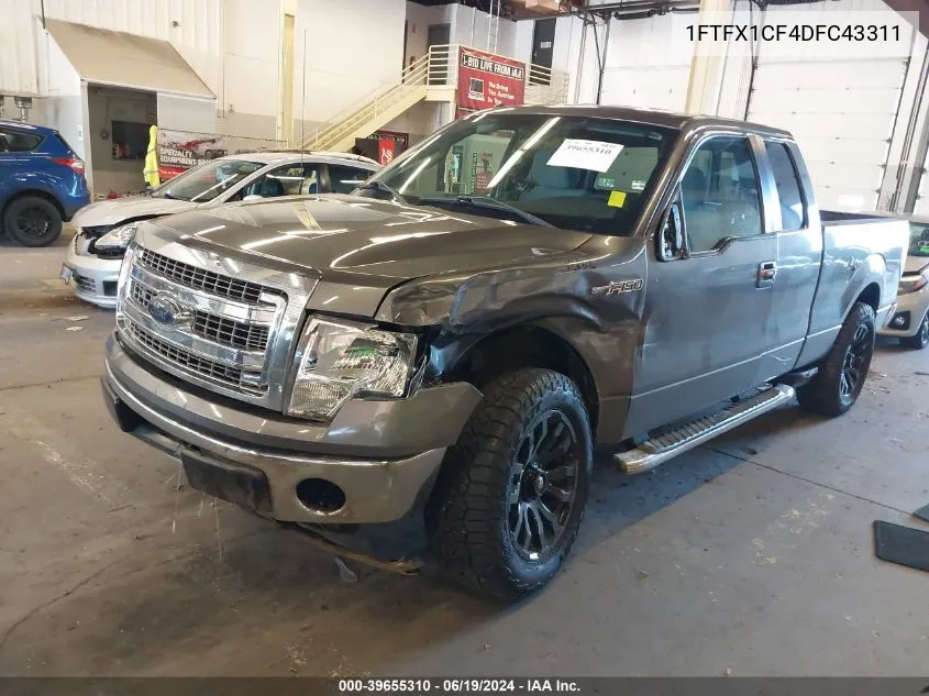 1FTFX1CF4DFC43311 2013 Ford F-150 Xlt