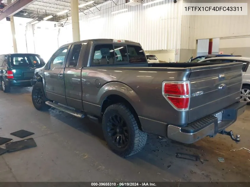 1FTFX1CF4DFC43311 2013 Ford F-150 Xlt