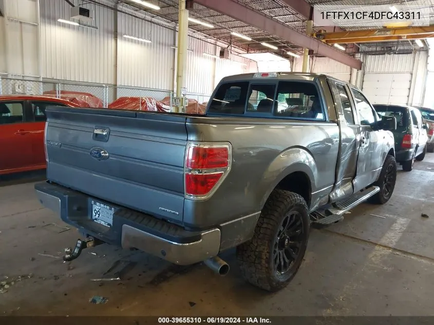 1FTFX1CF4DFC43311 2013 Ford F-150 Xlt