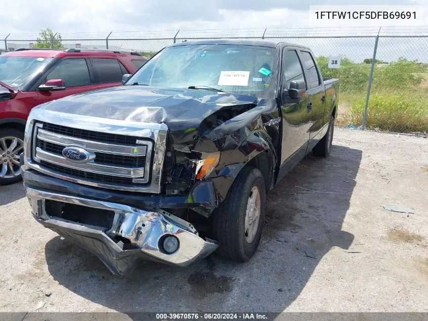 1FTFW1CF5DFB69691 2013 Ford F-150 Xlt