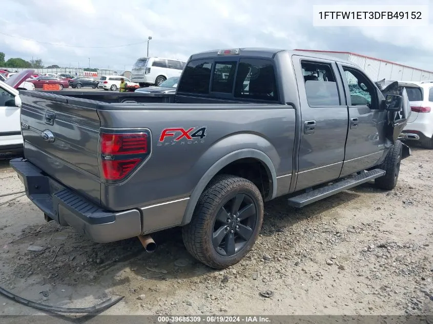 1FTFW1ET3DFB49152 2013 Ford F-150 Fx4