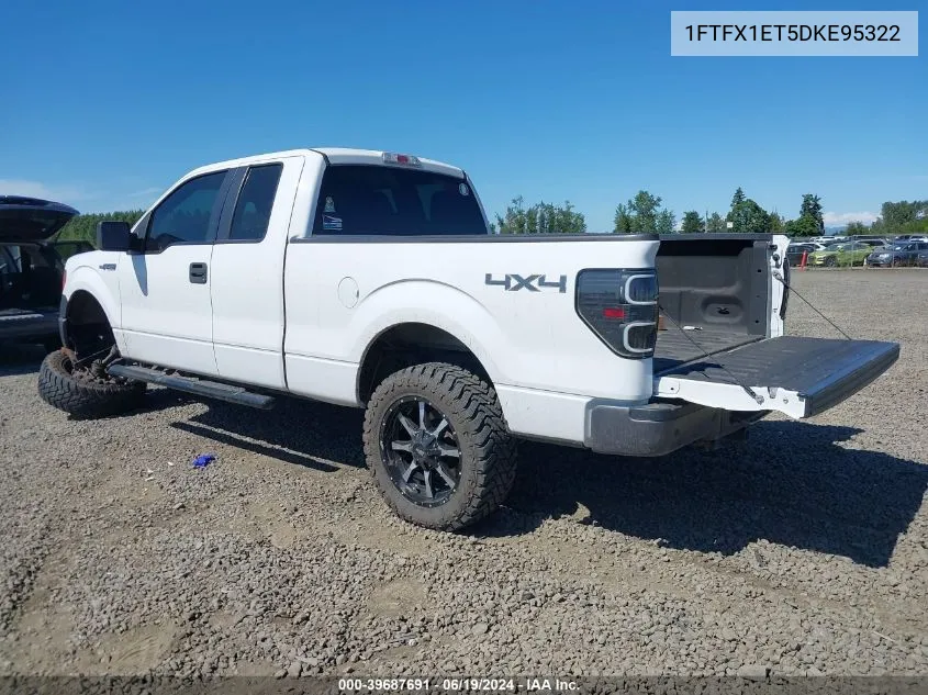 1FTFX1ET5DKE95322 2013 Ford F-150 Xl