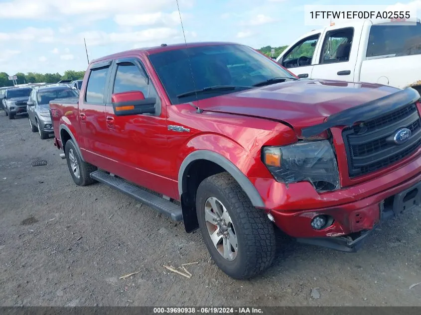 2013 Ford F-150 Fx4 VIN: 1FTFW1EF0DFA02555 Lot: 39690938