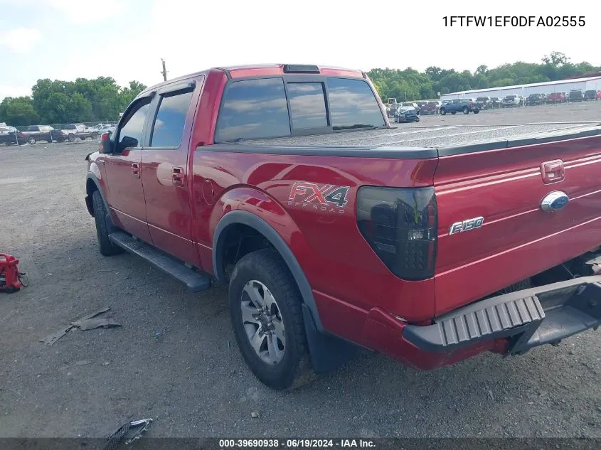 1FTFW1EF0DFA02555 2013 Ford F-150 Fx4