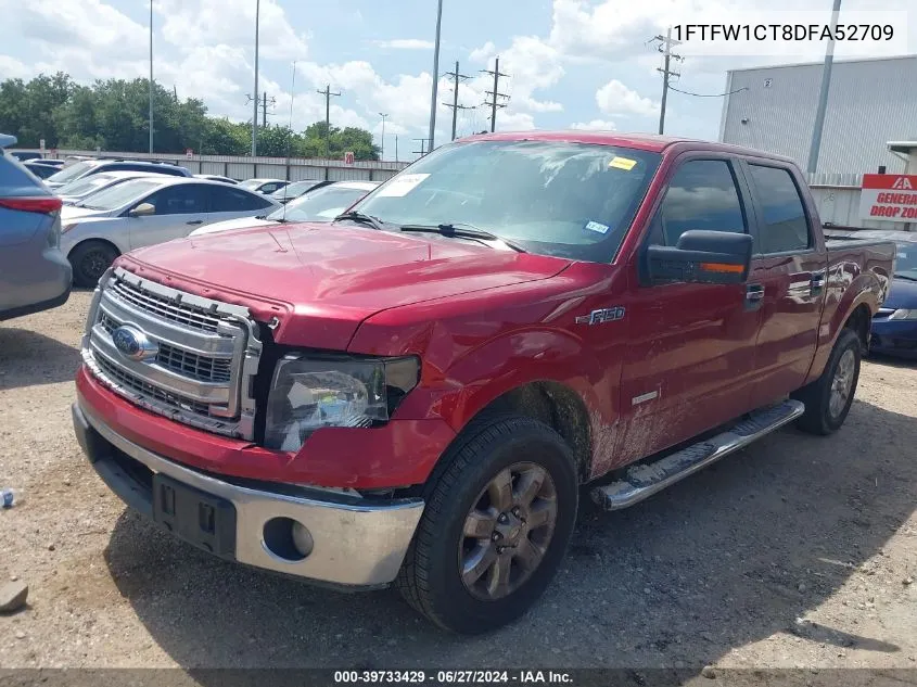 2013 Ford F-150 Xlt VIN: 1FTFW1CT8DFA52709 Lot: 39733429