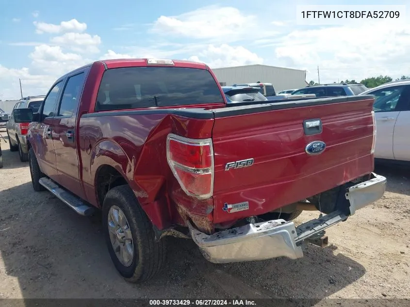 1FTFW1CT8DFA52709 2013 Ford F-150 Xlt