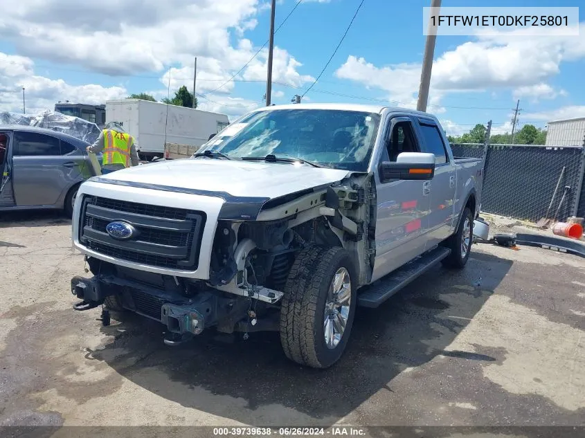 2013 Ford F-150 Fx4 VIN: 1FTFW1ET0DKF25801 Lot: 39739638