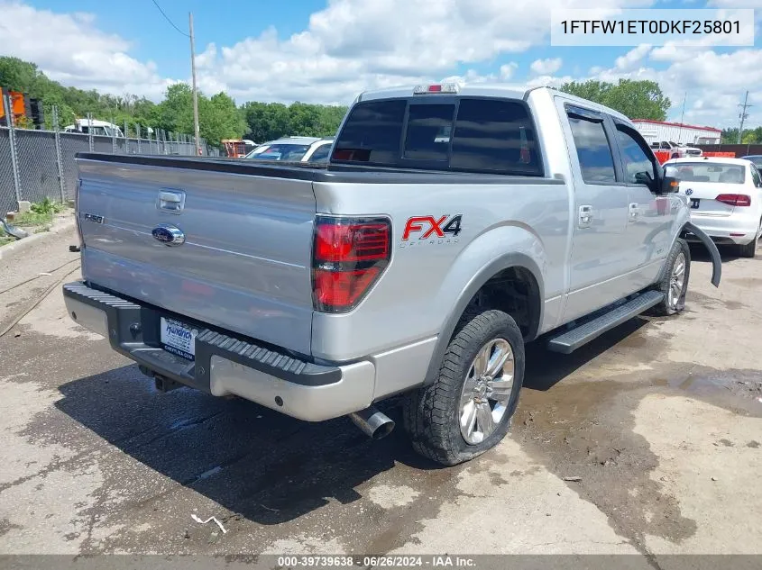 1FTFW1ET0DKF25801 2013 Ford F-150 Fx4