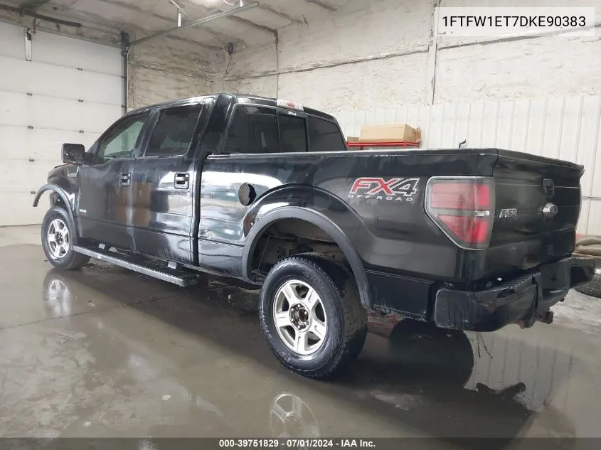 1FTFW1ET7DKE90383 2013 Ford F-150 Fx4