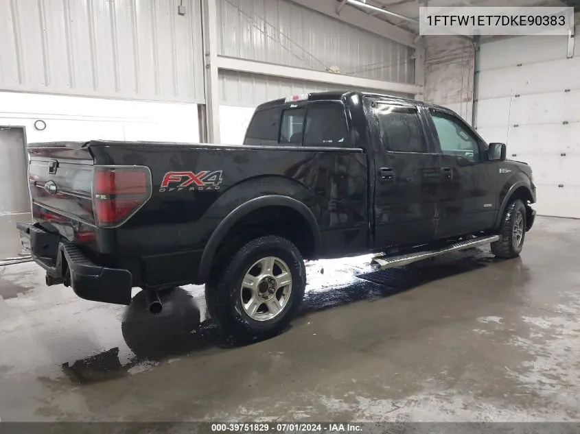 1FTFW1ET7DKE90383 2013 Ford F-150 Fx4