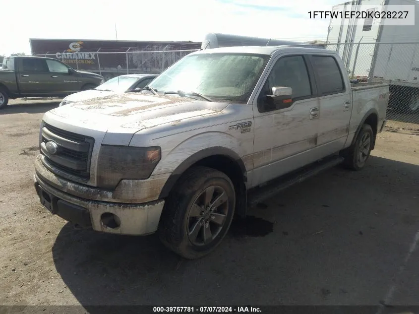 1FTFW1EF2DKG28227 2013 Ford F-150 Fx4