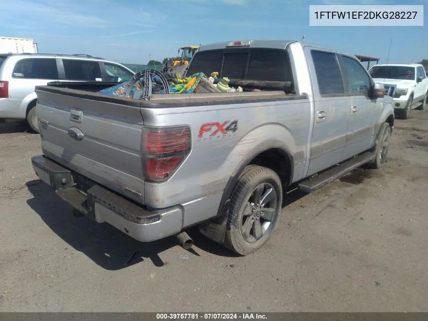 1FTFW1EF2DKG28227 2013 Ford F-150 Fx4