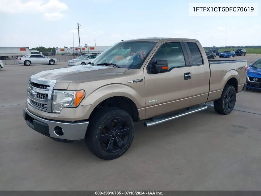 2013 Ford F-150 Xlt VIN: 1FTFX1CT5DFC70619 Lot: 39816785