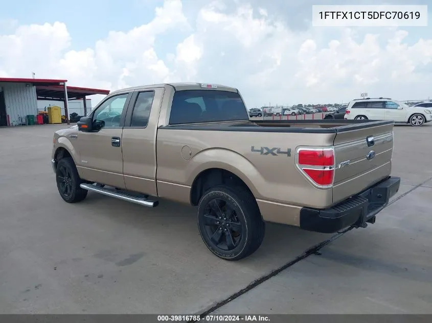 2013 Ford F-150 Xlt VIN: 1FTFX1CT5DFC70619 Lot: 39816785