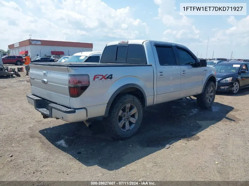 1FTFW1ET7DKD71927 2013 Ford F-150 Fx4