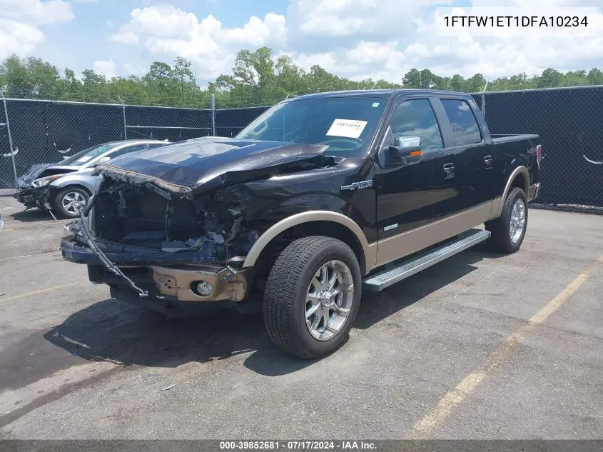 2013 Ford F-150 Lariat VIN: 1FTFW1ET1DFA10234 Lot: 39852681