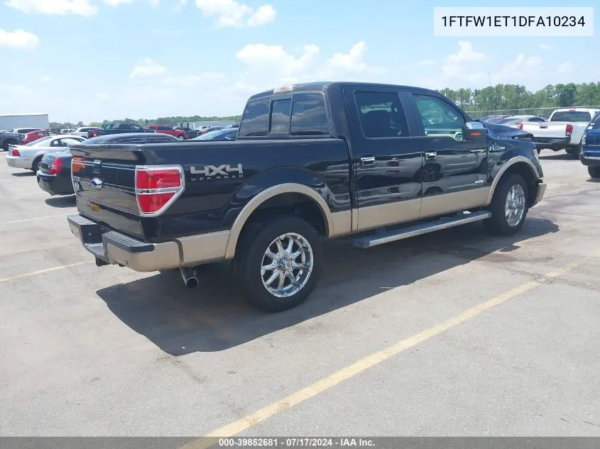 2013 Ford F-150 Lariat VIN: 1FTFW1ET1DFA10234 Lot: 39852681