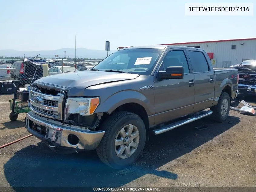 2013 Ford F-150 Xlt VIN: 1FTFW1EF5DFB77416 Lot: 39853289