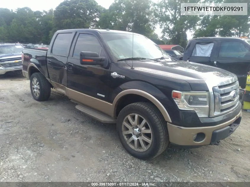 2013 Ford F150 Supercrew VIN: 1FTFW1ET0DKF09291 Lot: 39875091