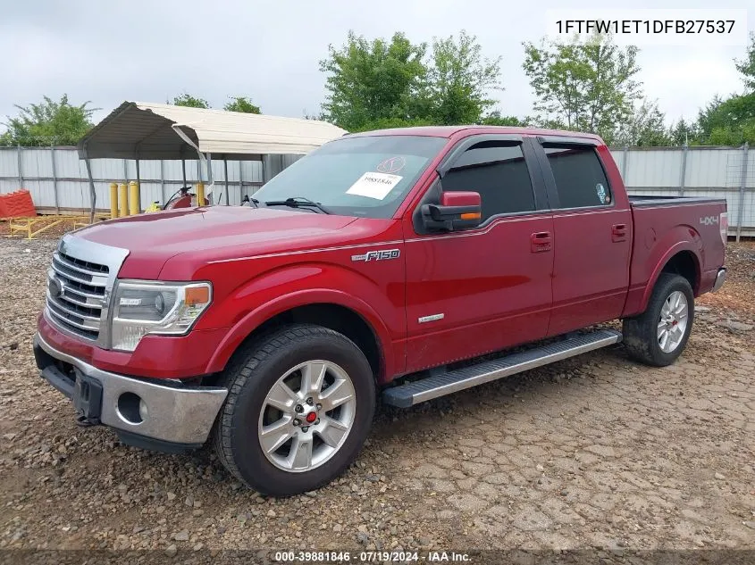 2013 Ford F-150 Fx4/King Ranch/Lariat/Limited/Platinum/Xl/Xlt VIN: 1FTFW1ET1DFB27537 Lot: 39881846