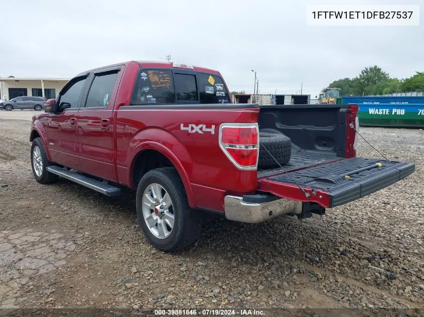 1FTFW1ET1DFB27537 2013 Ford F-150 Fx4/King Ranch/Lariat/Limited/Platinum/Xl/Xlt