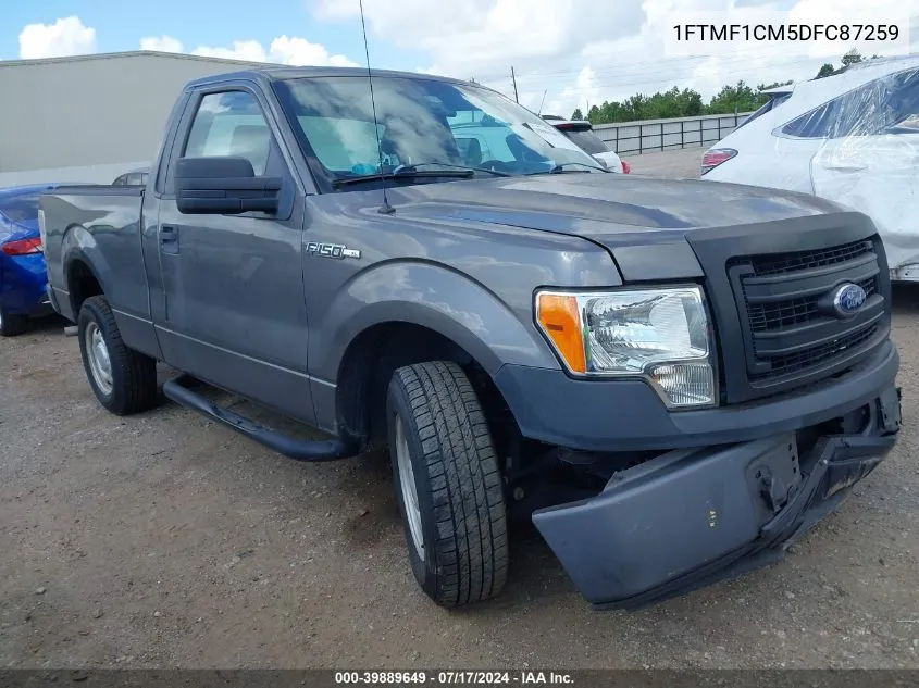 2013 Ford F-150 Xl VIN: 1FTMF1CM5DFC87259 Lot: 39889649