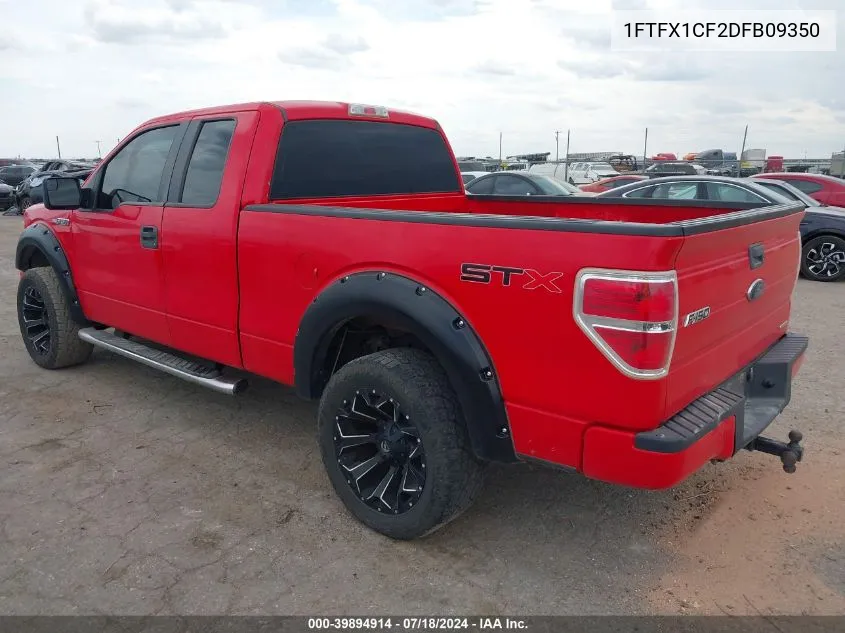 1FTFX1CF2DFB09350 2013 Ford F-150 Stx