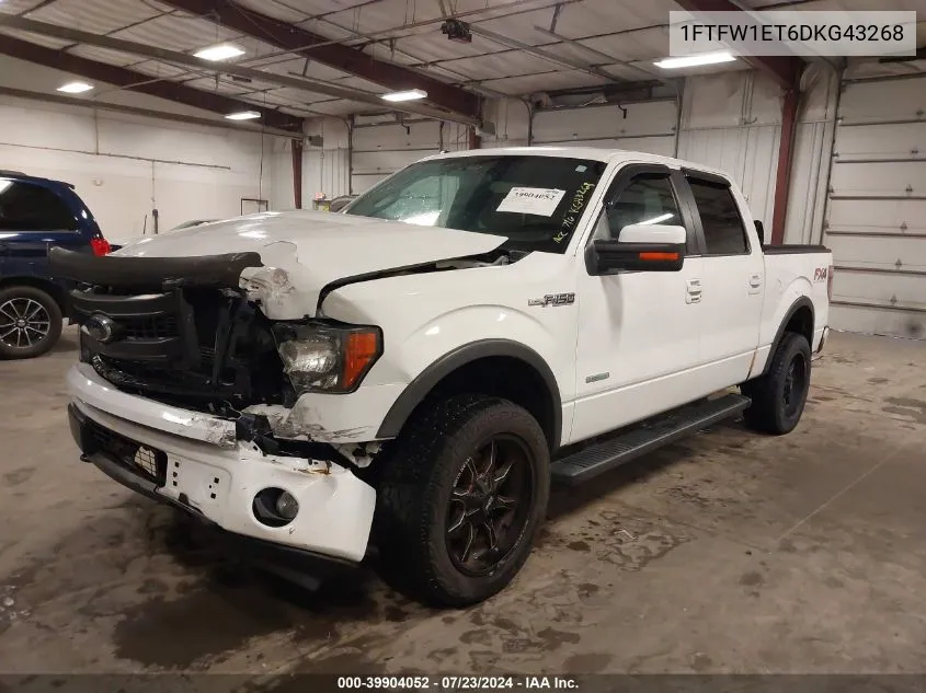 1FTFW1ET6DKG43268 2013 Ford F-150 Fx4