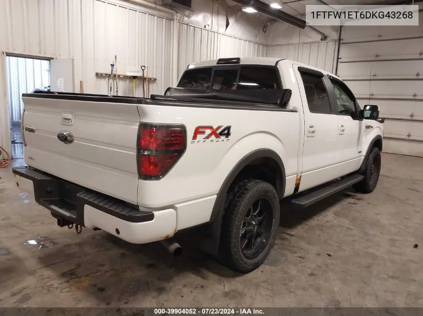 1FTFW1ET6DKG43268 2013 Ford F-150 Fx4