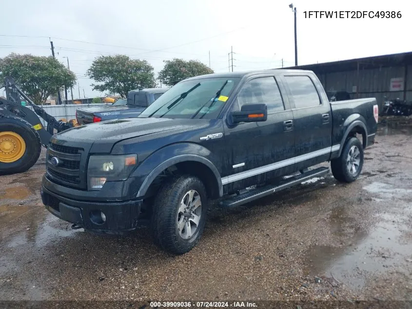 1FTFW1ET2DFC49386 2013 Ford F-150 Fx4