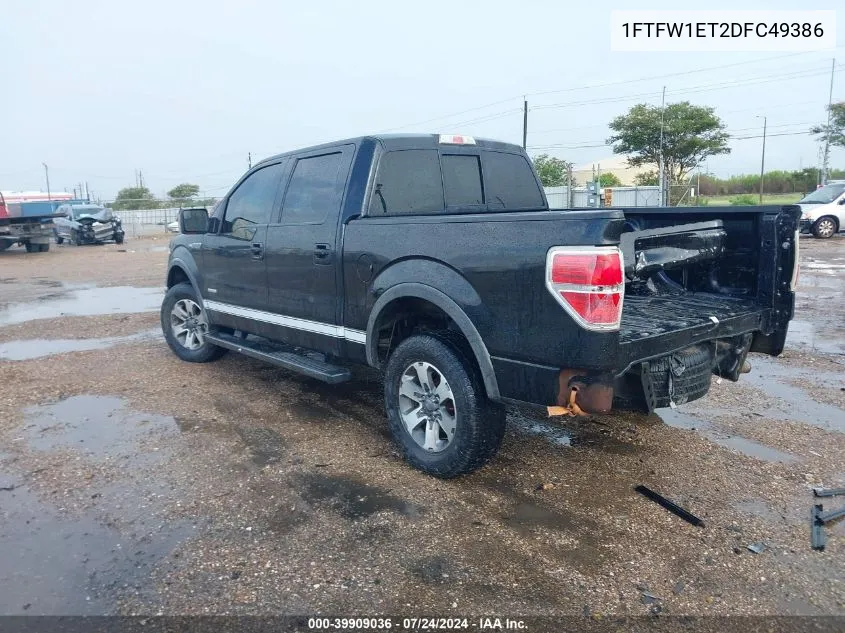 1FTFW1ET2DFC49386 2013 Ford F-150 Fx4