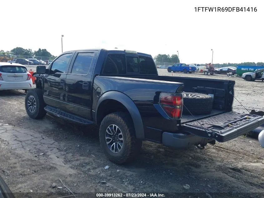 1FTFW1R69DFB41416 2013 Ford F-150 Svt Raptor