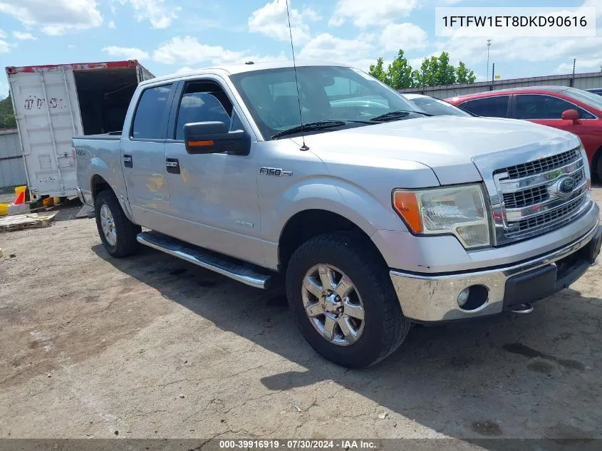 2013 Ford F-150 Xlt VIN: 1FTFW1ET8DKD90616 Lot: 39916919