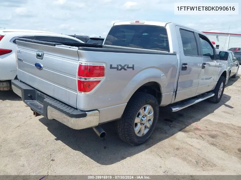 1FTFW1ET8DKD90616 2013 Ford F-150 Xlt