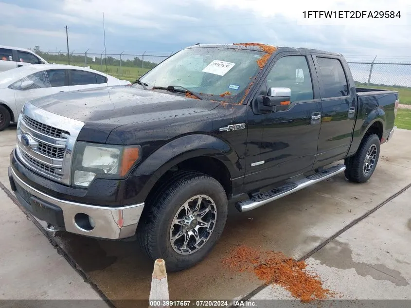 1FTFW1ET2DFA29584 2013 Ford F-150 Xlt