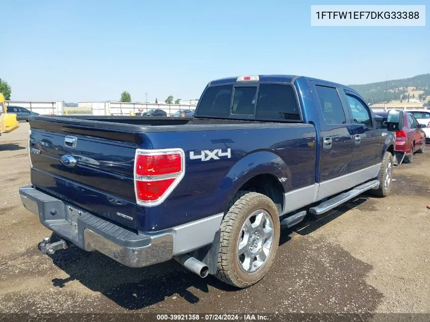 1FTFW1EF7DKG33388 2013 Ford F-150 Xlt