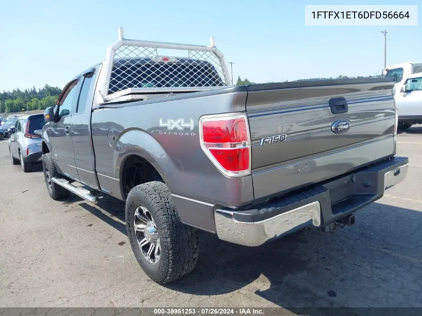 1FTFX1ET6DFD56664 2013 Ford F150 Super Cab