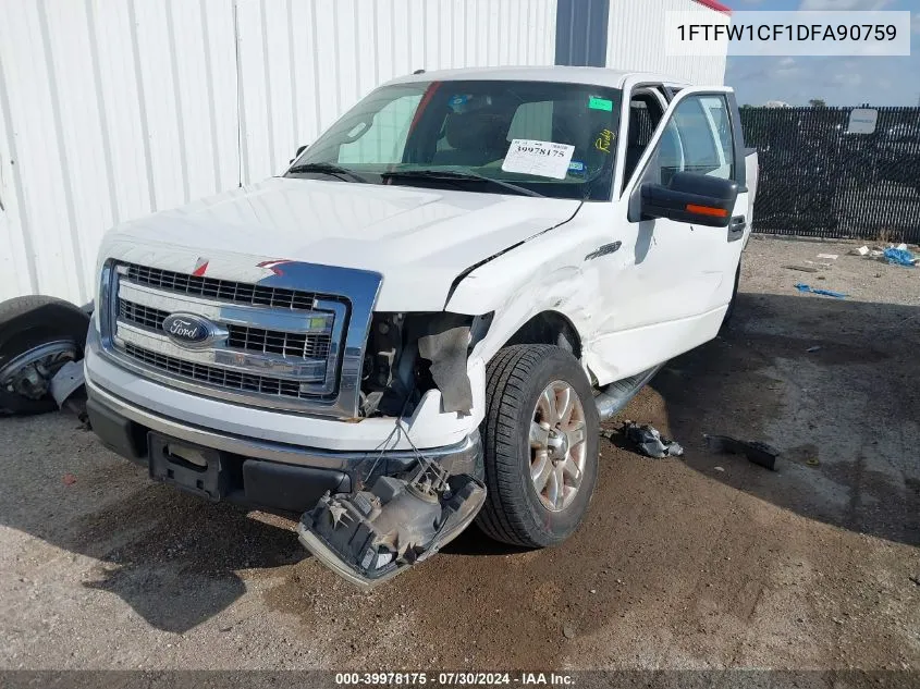 1FTFW1CF1DFA90759 2013 Ford F-150 Xlt