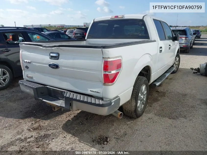 1FTFW1CF1DFA90759 2013 Ford F-150 Xlt