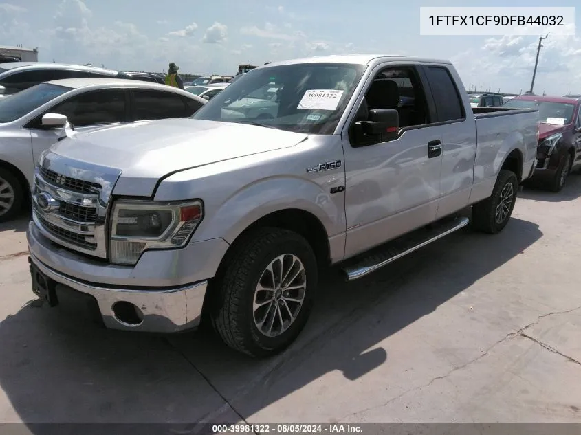 2013 Ford F-150 Xlt VIN: 1FTFX1CF9DFB44032 Lot: 39981322