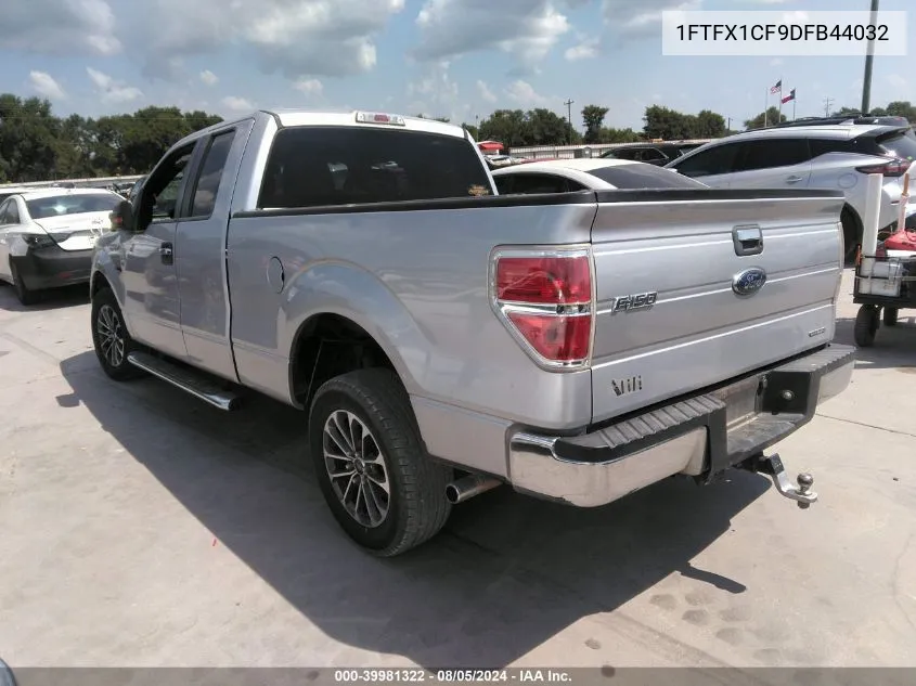 2013 Ford F-150 Xlt VIN: 1FTFX1CF9DFB44032 Lot: 39981322